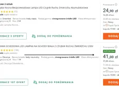 Dwie lampki nocne i oprawa schodowa LED. Sprawdź, ile idzie paczka z Temu - dostawa jutro przy zakupie do 17:00 lub 15:00.